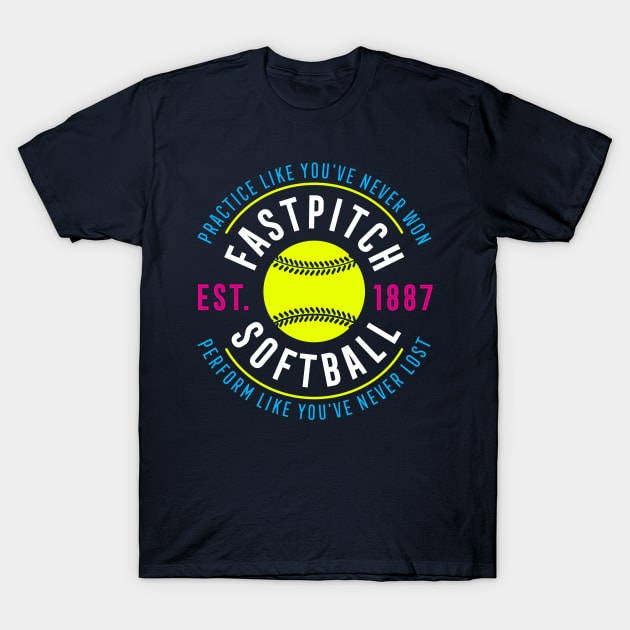 Fastpitch Softball T-Shirt by ThreadsMonkey